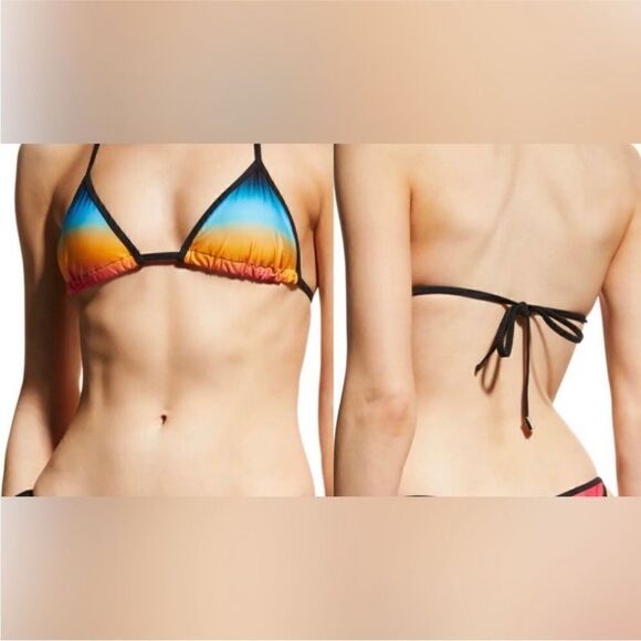 The Attico NWOT Ombre Print Multi Color Triangle
Bikini Top Size XS - Picture 1 of 7